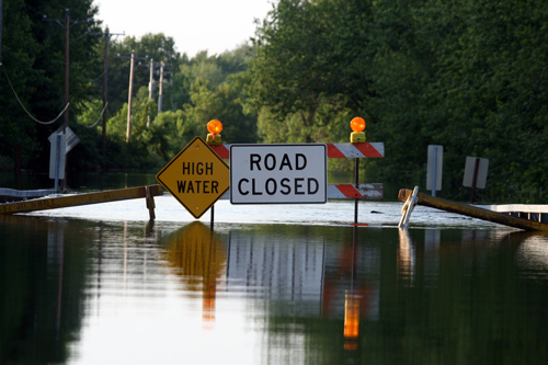 flood waters