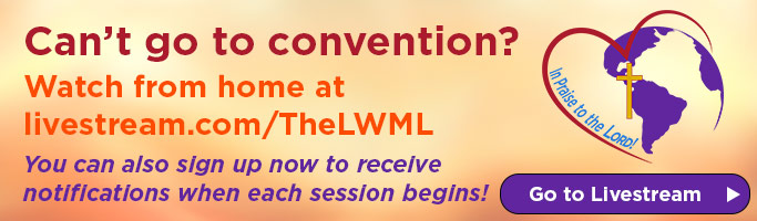 Can't go to convention? Watch from home at livestream.com/TheLWML